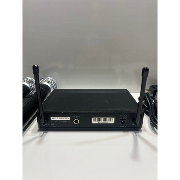 Gemini UHF-02M-S34 533.7+537.2 MHz Dual Channel UHF Wireless Handheld System - Picture 5 of 8